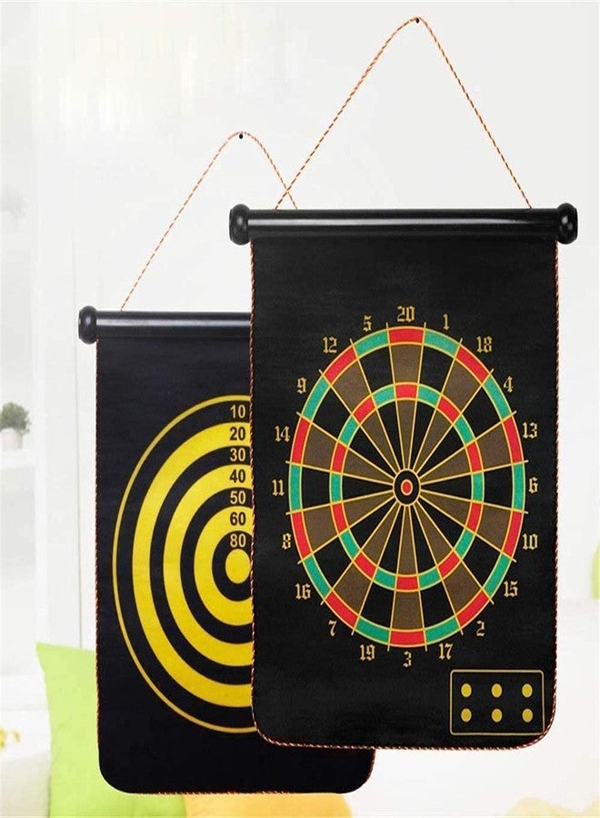 Ostin Foldable Magnetic Dart Board Aim Target and Strike Double-Sided Changeable Target Game, Magnetic Dart Board Game for Kids, Double Sided Foldable Dart Board Game - Image 1